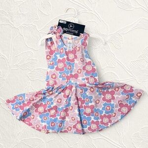NWT Floral Sleeveless Dress set for Toddlers size 2T